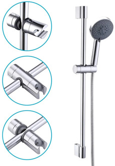 19-25mm Universal Adjustable Hand Shower Rail Head Slider Holder Slide Bar Slider Stable Clamp Bathroom ABS