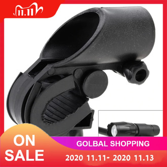 19-27/20-45mm High-Quality Durable Black Cool Bicycle Light Holder Lamp Clip LED Flashlight Torch Clamp Mount Bracket and Sleeve