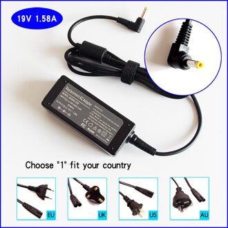 19 v 1.58a laptop ac adapter batterij lader voor hp/compaq mini 110-1033c 110-3130nr 110-3131dx 110-1037nr 110-1037tu