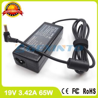 19 v 3.42a 65 w laptop lader adapter adp-65wh ab voor asus r412v S401A S82 U3Sg U40SD U81E W5Fe X35F X42EI X43J X44 X402CA