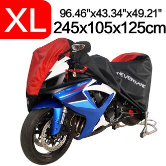 190T Waterdicht Zwart Rood Motorfiets Covers Outdoor Indoor Motorbike Scooter Motoren Regen Uv Dust Beschermende Lavendel