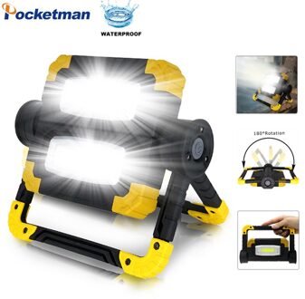 190W Led Draagbare Spotlight Zoeklicht Led Verlichting Led Waterdicht Werk Lamp Gebruik 4 * Aa Batterij Voor Repareren camping Package D