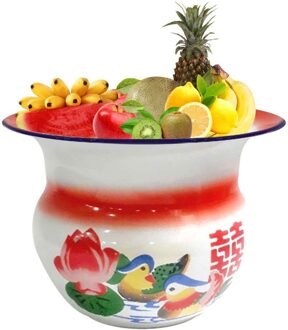 1960S Chinese Traditionele Fruitmand Chinese Vaas Antieke Keuken Tool Champagne Ijsemmer Bruiloft Decoraties Fruit Opslag