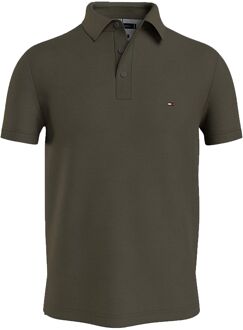 1985 Slim Polo Heren army groen - XL