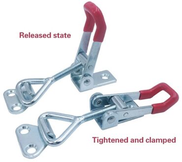 198Lbs 150Kg Verstelbare Toolbox Case Metalen Toggle Klink Catch Sluiting Quick Release Clamp Anti-Slip Push Pull Klem gereedschap