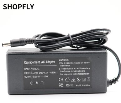 19V 4.74A Ac Voeding Notebook Adapter Oplader Voor Asus Laptop A46C X43B A8J K52 U1 U3 S5 W3 w7 Z3 Voor Toshiba/Hp Notbook