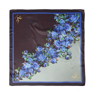 19V69 Italia Dames Foulard Multicolor BLOEM V02 Veelkleurig
