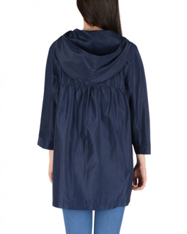 19v69 Italia Vrouw Trench Blue Trench Rosanna Blu - maat M Blauw