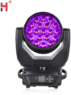 19X15W Led Zoom Moving Head Light Rgbw Wash Dmx512 Beam Party Lights For Stage Lighting Equipment Wedding Bar Club