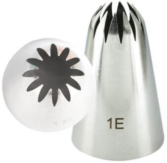 # 1B # 1C # 1E #1G Rvs Piping Nozzles 4Pcs Icing Piping Nozzles Cookie Cupcake pastry Nozzles Cake Decorating Gereedschap