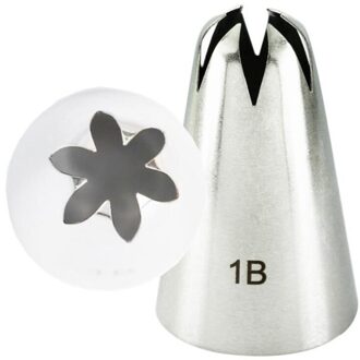 # 1B # 1C # 1E #1G Rvs Piping Nozzles 4Pcs Icing Piping Nozzles Cookie Cupcake pastry Nozzles Cake Decorating Gereedschap