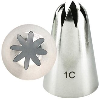 # 1B # 1C # 1E #1G Rvs Piping Nozzles 4Pcs Icing Piping Nozzles Cookie Cupcake pastry Nozzles Cake Decorating Gereedschap