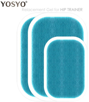 1Bag(3PCS)Replacement Gel Pads Hip Muscle Trainer Replacement Massager Gel Sheet Muscle Stimulator Exerciser Pad Accessories