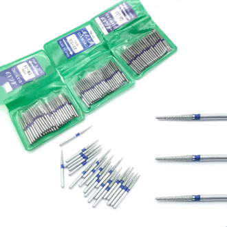 1bag/ 50pcs Dental Diamond FG High Speed Burs for Polishing Smoothing TR SERIES Dental Burs
