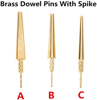 1bag Dental Lab Brass Dowel Stick Pins With Spike Pitch Brass Pins For Plaster Stone Die Model Work Dental Material Instrument