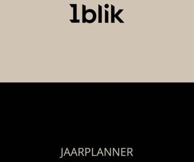 1blik Jaarplanner -  Bernadeth Arends-Hardlooper (ISBN: 9789490245375)