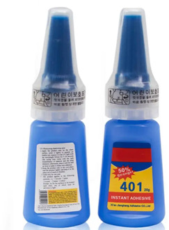 1Bottle 401 Rapid Fix Instant Fast Adhesive Stronger Super Glue Multi-Purpose Handmade Leather Quick Dry Universal Glue TSLM1