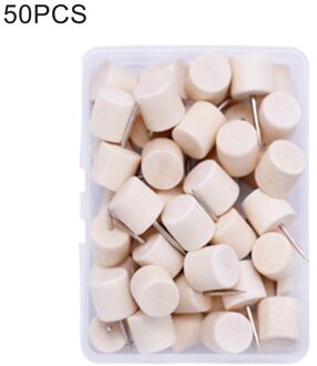 1Box Craft Kaart Decoratieve Fotowand Binding Levert Met Organiseren Container Thuis Houten Punaise Push Pin School Nail Cylindrical Nail