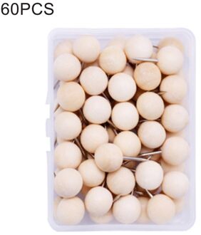 1Box Craft Kaart Decoratieve Fotowand Binding Levert Met Organiseren Container Thuis Houten Punaise Push Pin School Nail ronde Nail