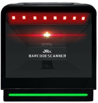 1D 2D Desktop Barcode Scanner QR code reader Omnidirectional Intelligent Sensor Scanning Wired USB Desktop Hands-free Auto-sensing Barcode Scannerfor Store Supermarket Warehouse Plug and Play