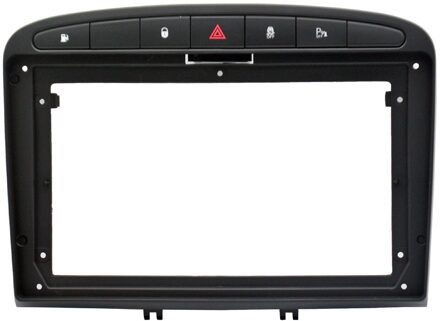 1Din2Din Auto Dvd Frame Audio Montage Adapter Dash Trim Kits Facia Panel 9Inch Voor Peugeot 408 308 08-16 Dubbel Din Radio Speler enkel en alleen kader