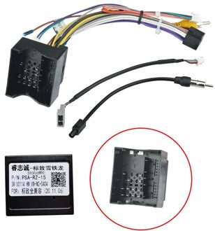 1Din2Din Auto Dvd Frame Audio Montage Adapter Dash Trim Kits Facia Panel 9Inch Voor Peugeot 408 308 08-16 Dubbel Din Radio Speler kabel en canbus