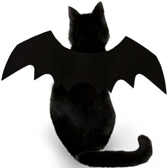1Halloween Huisdier Vleermuis Vleugels Grappige Katten Cosplay Kostuum Kat Vleermuis Kostuum Fit Party Honden Katten Spelen Huisdier Accessoires #
