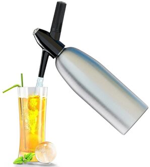 1L Aluminium CO2 Sparkle Soda Water Soda Maker Sifon Professionele Legering Soda Met Drukregelaar Voor Cocktails Sap Tool