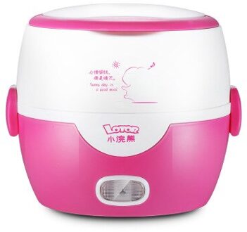 1L Mini Rijstkoker Student Slaapzaal Noddles Pot 2 Dubbele lagen Isolatie Steamers Elektrische Verwarming Koken Lunchbox grijs / EU