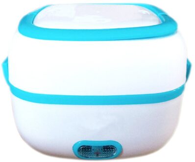 1L Multi-Functionele Elektrische Lunchbox 110/220V/Auto Eu/Us Plug Food-Grade mini Voedsel Container Voedsel Warmer Voor Servies Sets blauw / EU