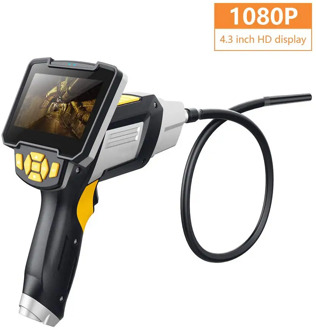 1M 10M 4.3 Inch Lcd Display Pipe Inspection Industrial Endoscope 1080P Inspection Cameral IP67 Waterproof Snake Tube Borescopes