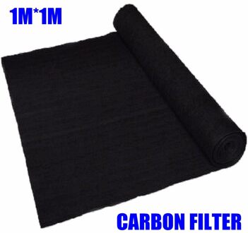 1M * 1M Dikte 3Mm Airconditioner Doek Actieve Kool Hepa Waterzuiveraar Pre Filter Covers Stof Vel pad