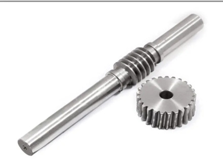1M-20T Worm D:23MM Reducer Worm Gear Wheel Gear Rod L:150MM D:16MM