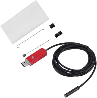 1M/2M/5M/10M Universele 2 In 1 7Mm Dual Interface Endoscoop waterdichte Verstelbare Licht Led Borescope Voor Android