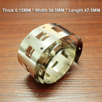 1M 32650 lithium battery pack high current nickel plated 32700 assembly connection spot welding and nickel plate 0.15mm thick