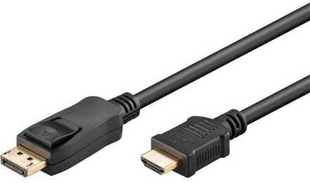 1m DP/HDMI DisplayPort Zwart