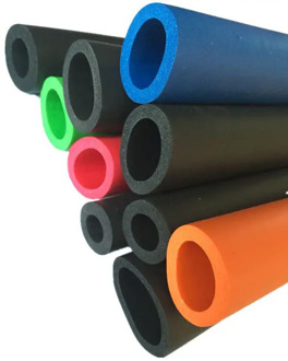 1M Fitness Equipment Handle Bars Thermal Insulation Pipe Sponge Foam Rubber Tube Black 6mm/10mm13mm/16mm/18mm(Inner diameter)