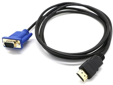 1M Hdmi Naar Vga D-SUB Male Video Adapter Kabel Lead Voor Hdtv Pc Computer Monitor Video Adapter Kabel