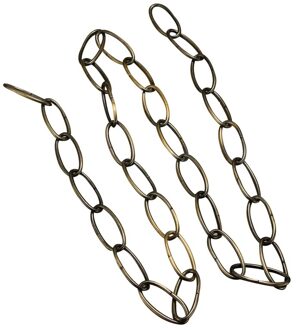 1M Heavy Duty Chain Voor Vintage Kroonluchter Opknoping Lamp, Groen Brons groen bronzen