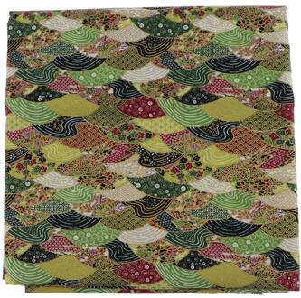 1M Katoen Stof Patchwork Stof Stoffen Diy Stof Katoenen Doek Stof Pakket groen golf