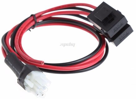 1M Korte Golf 30A Zekering Voeding Kabel Cord Voor Yaesu FT-857D/897D IC-725A Rental &