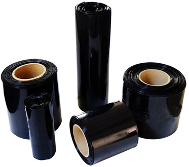 1m long Black PVC heat shrinkable tube packaging film HM battery pack Heat Shrinkable