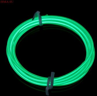 1M Neon Light Dance Party Decor Light Led Lamp Flexibele El Wire Rope Tube Strip groen
