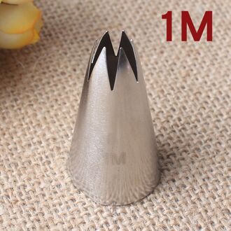 1M Rvs Cake Decoratie Tips Gebak Gereedschap Metal Piping Icing Nozzle Cupcake Hoofd Dessert Decorateurs