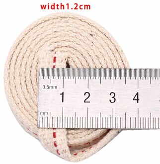 1M Sterke Platte Katoenen Lont Core Voor Kerosine Brander Kachel Verlichting Olie Lantaarn Olielamp Lont Roll Maken Diy accessoire