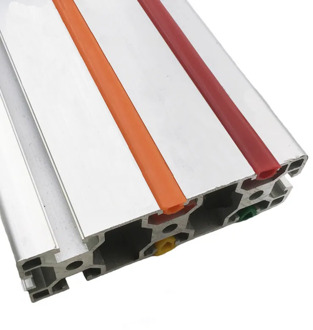 1meter 20/30/40/50 series 6mm/8mm /10mm flat seal for 2020 aluminum profile soft Slot Cover/ Panel Holder C-Beam machine