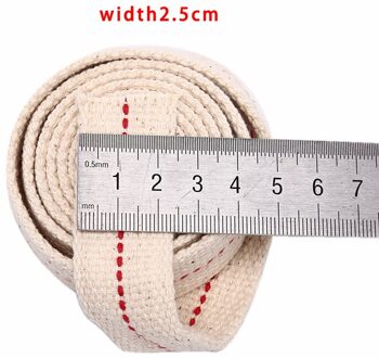 1Meter Kerosine Lamp Lont Gevlochten Katoenen Lont Platte Katoen Olie Lamp Lont Voor Olie Lamp D