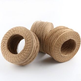 1mm Kraftpapier Koord Tag Touw voor Bruiloften Crafting Cadeaupapier DIY Handgemaakte Accessoires 100M