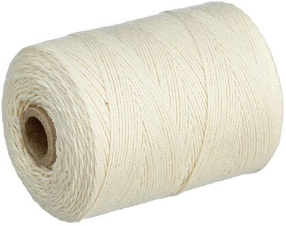 1mm x 220m Witte Katoenen Koord Natuurlijke Beige Twisted Cord Touw Craft Macrame String DIY Handgemaakte Huis Decoratieve supply #15