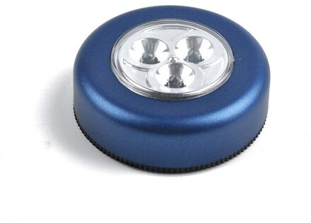 1P Led Nachtlampje Naadloze Niet-Geperforeerde Touch Light Night Noodverlichting Creatieve Slaapkamer Nachtkastje Kleine Licht Huishoudelijk lamp blauw